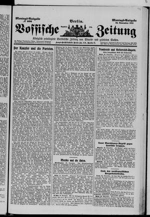 Vossische Zeitung vom 24.11.1913
