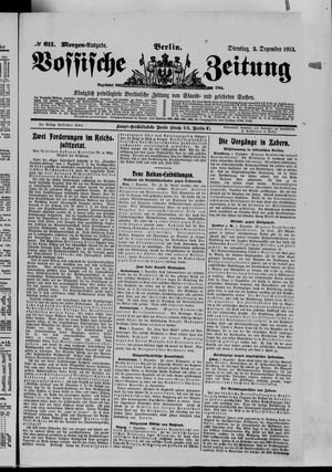 Vossische Zeitung vom 02.12.1913
