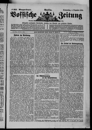 Vossische Zeitung on Dec 4, 1913
