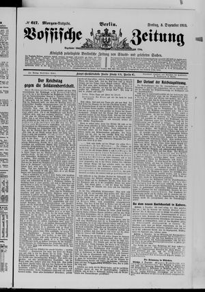 Vossische Zeitung vom 05.12.1913