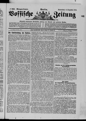 Vossische Zeitung vom 06.12.1913