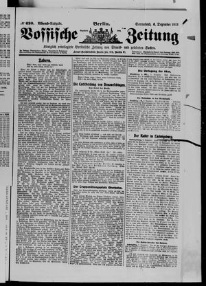 Vossische Zeitung vom 06.12.1913
