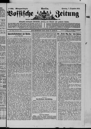 Vossische Zeitung vom 07.12.1913