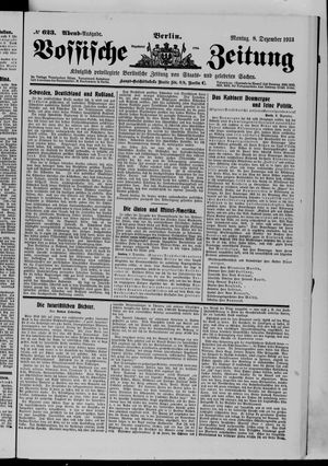 Vossische Zeitung vom 08.12.1913