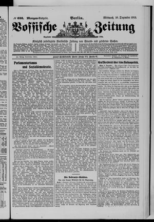 Vossische Zeitung vom 10.12.1913