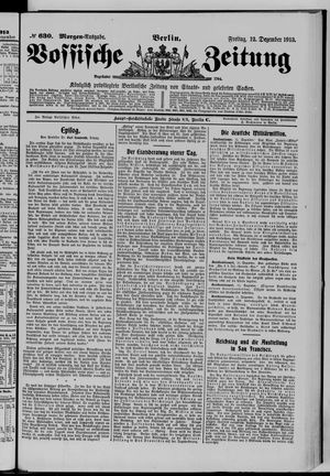 Vossische Zeitung vom 12.12.1913