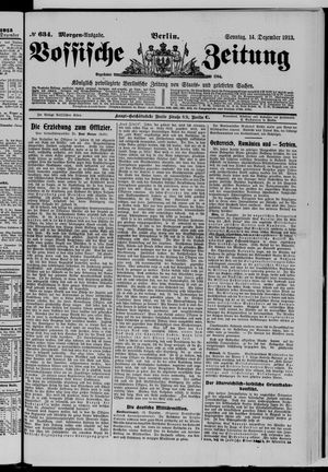 Vossische Zeitung vom 14.12.1913