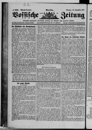Vossische Zeitung vom 15.12.1913