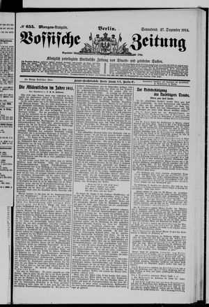 Vossische Zeitung vom 27.12.1913