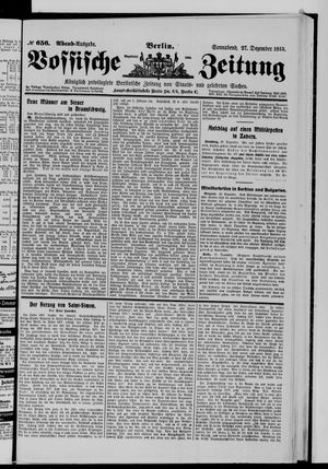 Vossische Zeitung vom 27.12.1913