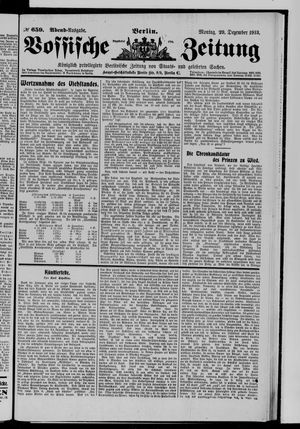 Vossische Zeitung vom 29.12.1913