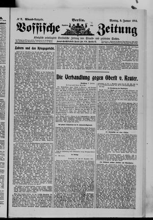 Vossische Zeitung on Jan 5, 1914