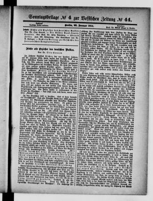 Vossische Zeitung vom 25.01.1914