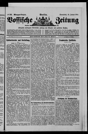 Vossische Zeitung on Jan 31, 1914