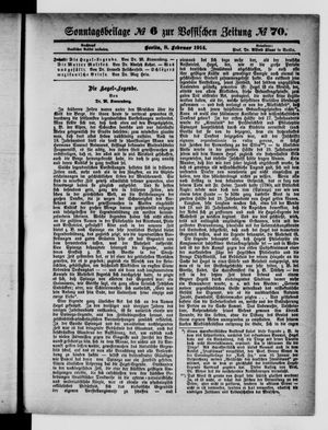 Vossische Zeitung on Feb 8, 1914