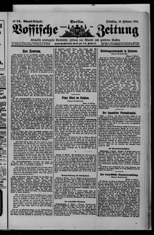 Vossische Zeitung vom 10.02.1914