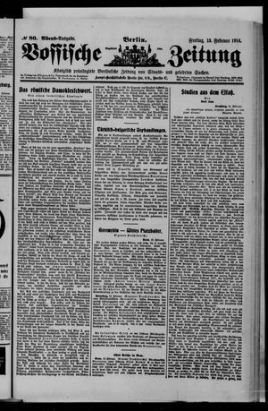 Vossische Zeitung on Feb 13, 1914