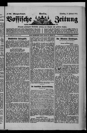 Vossische Zeitung vom 17.02.1914