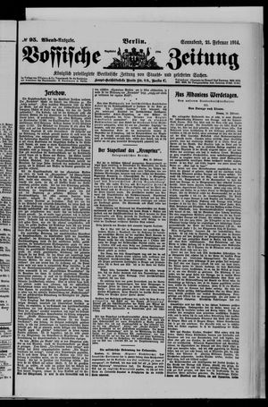 Vossische Zeitung vom 21.02.1914