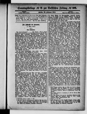 Vossische Zeitung vom 22.02.1914