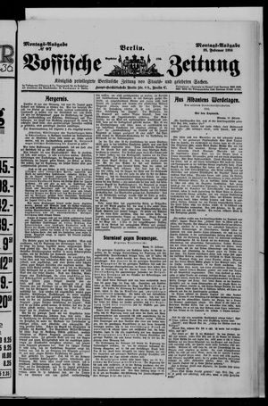 Vossische Zeitung vom 23.02.1914