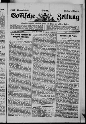 Vossische Zeitung vom 03.03.1914