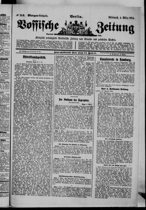 Vossische Zeitung vom 04.03.1914