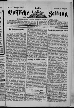 Vossische Zeitung vom 11.03.1914