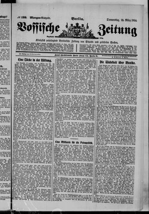 Vossische Zeitung on Mar 12, 1914