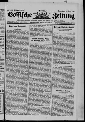 Vossische Zeitung vom 19.03.1914