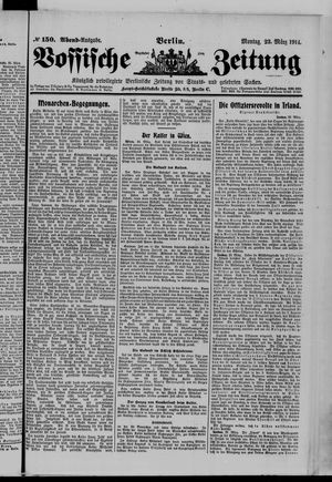 Vossische Zeitung on Mar 23, 1914