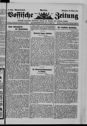 Vossische Zeitung vom 25.03.1914
