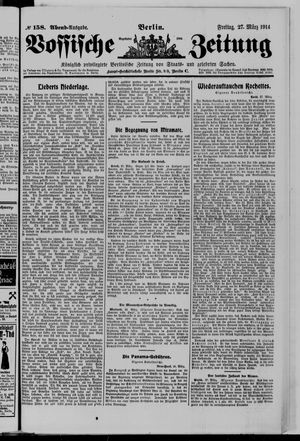 Vossische Zeitung vom 27.03.1914
