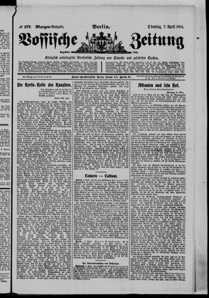 Vossische Zeitung vom 07.04.1914