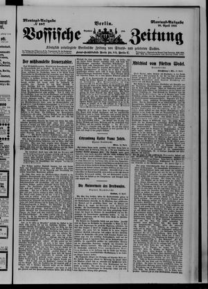 Vossische Zeitung vom 20.04.1914