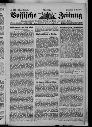 Vossische Zeitung vom 02.05.1914