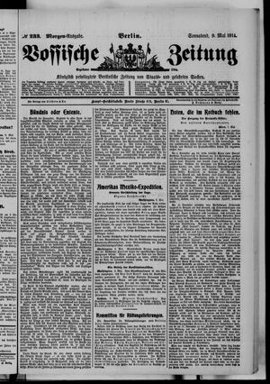 Vossische Zeitung on May 9, 1914