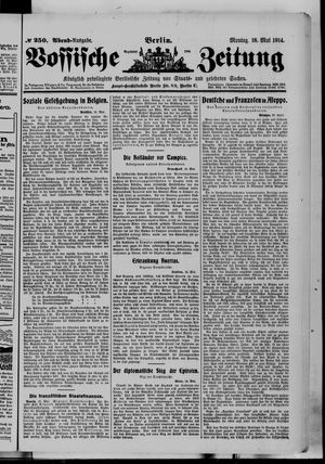 Vossische Zeitung on May 18, 1914