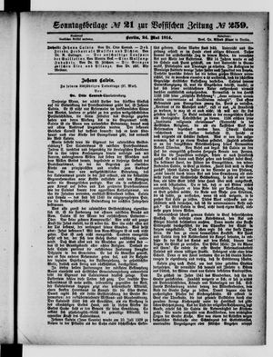 Vossische Zeitung vom 24.05.1914