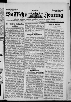 Vossische Zeitung vom 25.05.1914