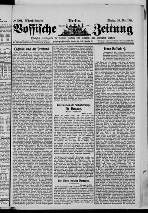 Vossische Zeitung vom 25.05.1914