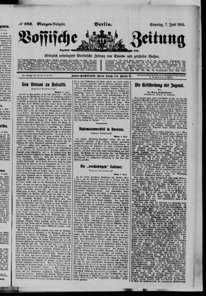 Vossische Zeitung vom 07.06.1914