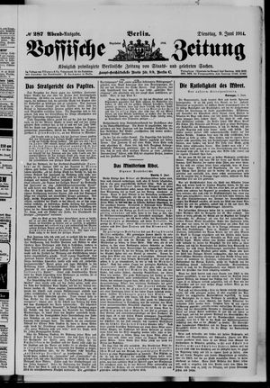 Vossische Zeitung vom 09.06.1914