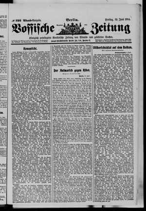 Vossische Zeitung on Jun 12, 1914