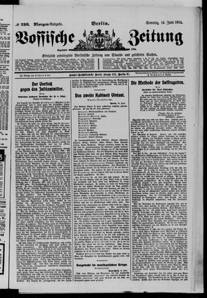 Vossische Zeitung on Jun 14, 1914