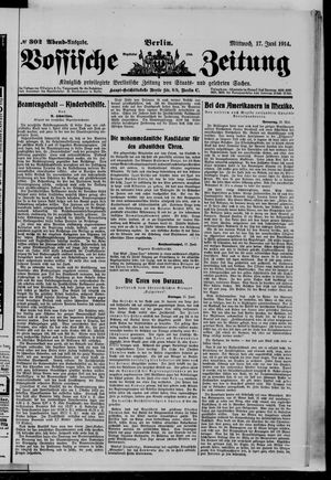 Vossische Zeitung vom 17.06.1914
