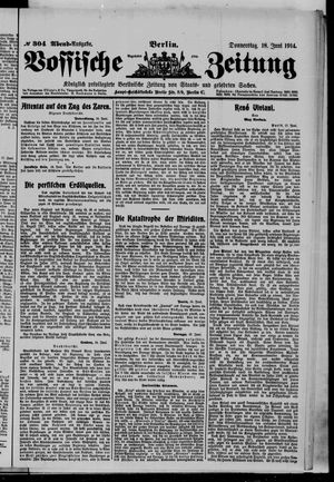Vossische Zeitung vom 18.06.1914