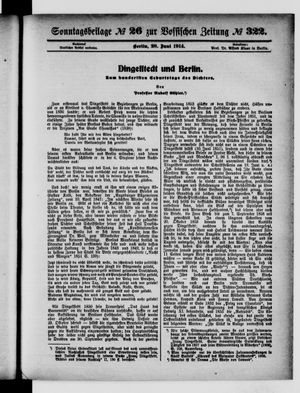 Vossische Zeitung vom 28.06.1914