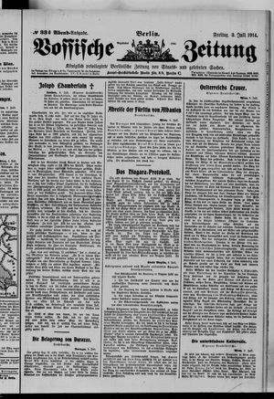 Vossische Zeitung on Jul 3, 1914