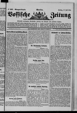 Vossische Zeitung vom 17.07.1914